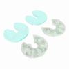 1 Pair Breast Gel Pads Reusable Hot Cold Compress Breast Nursing Ice Pack for Breastfeeding Green
