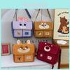 Zootopia Judy Nick Strawberry Bear Plush Shoulder Bag Cartoon Style For Casual Wear