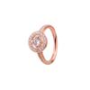 Roségold Vintage Runder Anhänger Ring Damen Schmuck 181006CZ