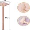 5-50PCS Mini Wooden Hammer for Chocolate Crust Cake DIY Wood for Crafts Tools Kid Toys Dessert Cake Decorating