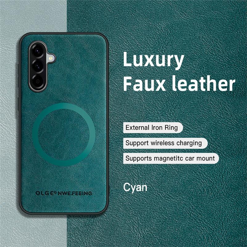 

Для магнитных чехлов Magsafe для телефонов Samsung Galaxy A56 A55 A54 A53 A52 A52S A36 A35 A26 A25 A16 Чехол Беспроводная зарядка Крышка A04S