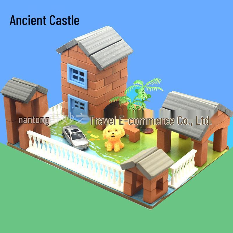 Little Bricklayer DIY Cement House Building Blocks - Educational Toy for Children