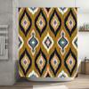 Ikat-Print Duschvorhang Wasserdicht Badezimmer Dekoration