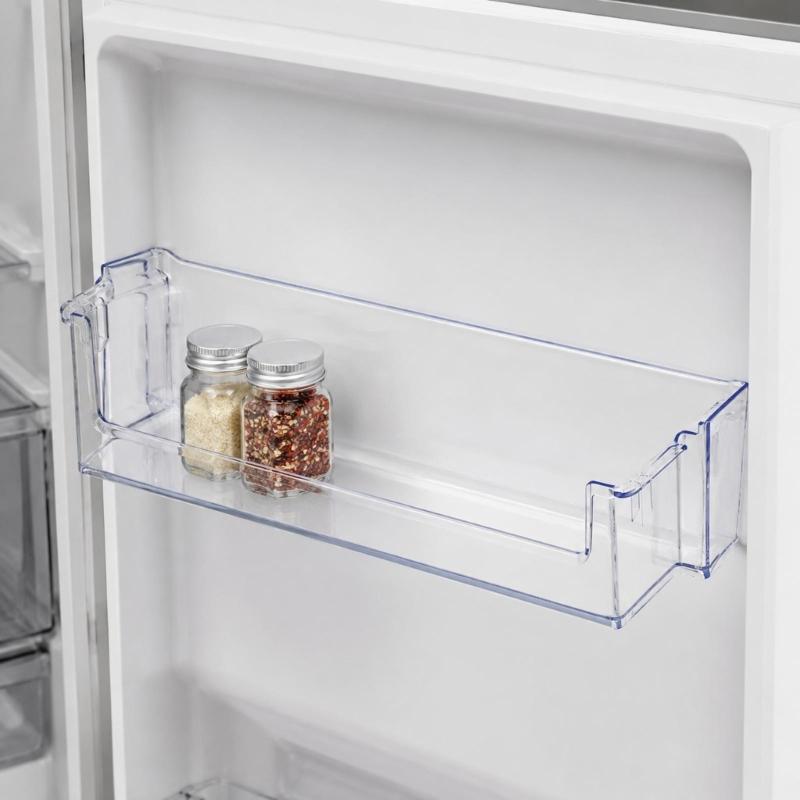 Refrigerator Door Basket Replacement for W11239961, Clear Plastic Bin with Raised Walls for Restoring Damaged or Missing Right-Side Shelf