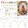 Christmas Countdown Calendar Advent Day Calendar Beaded Bracelet DIY Bracelet Countdown Calendar Girl Gift 24pcs Kids Toys