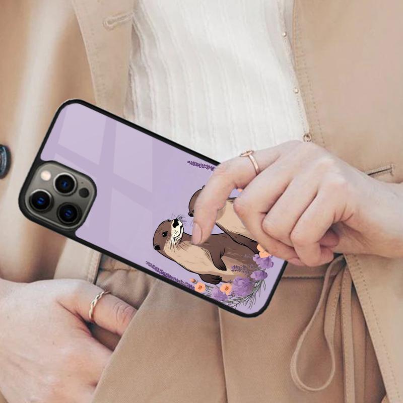 Otter Spirit Animal River Magnetic Phone Case For APPLE iPhone 17 Air 16 14 13 12 Pro Max 15 Plus Wireless Charge MagSafe Cover