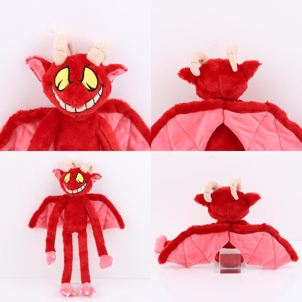 Cuphead Secreto Red Demon Plush Toy Extremely Soft Squishy 17.7in Stuffed Doll