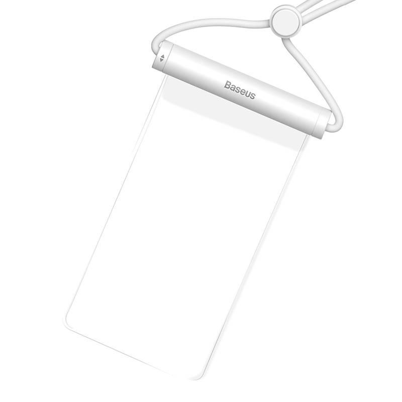 Wodoodporne Etui Baseus Aquaglide Z Zamkiem Cylindrycznym (Białe)