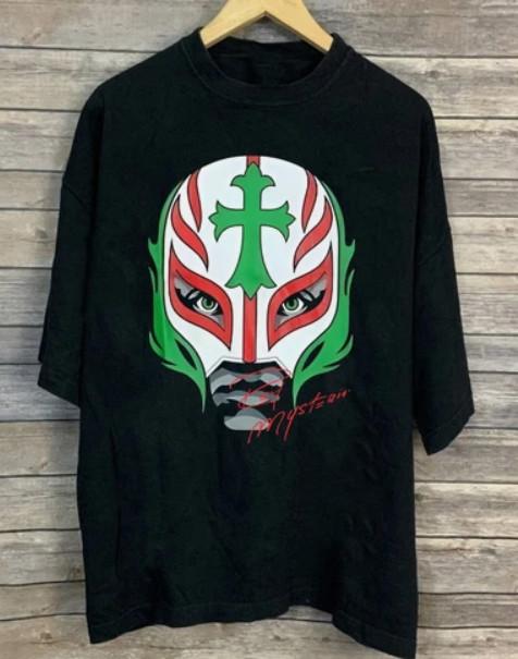 New Rey Mysterio 90s Cotton Black Unisex T-Shirt S