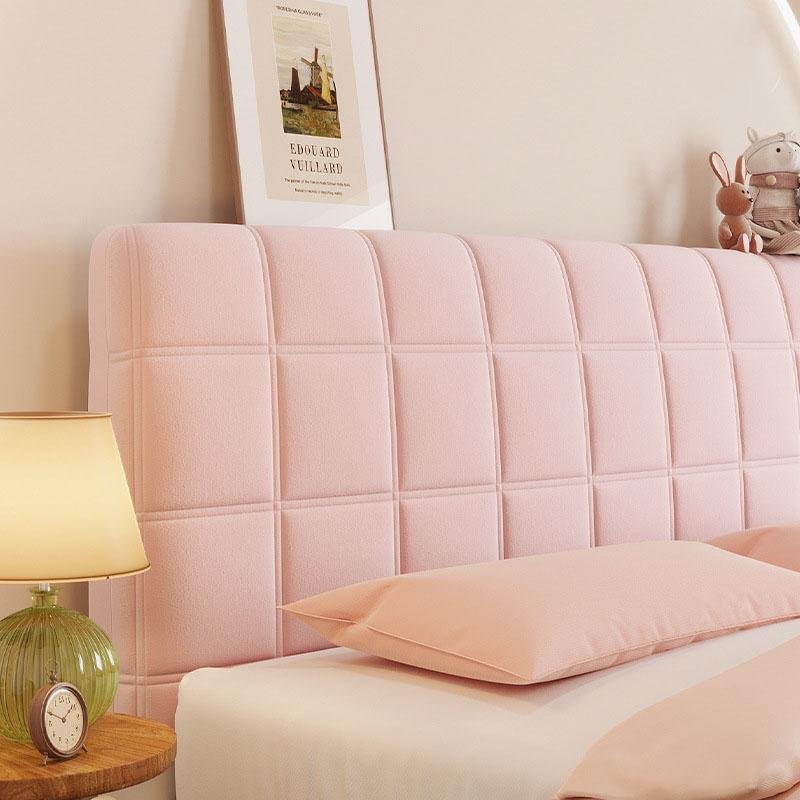 Velvet Bed Headboard Cover Slipcover Removable Washable Protector for Wooden Bed Renovation Decorative Headrest Home Decor