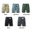 Herren Sommer Einfarbig Outdoor Freizeit Cargo Bequeme Shorts Herren Elastischer Bund Locker Gerades Design Shorts Herren