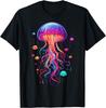 Jellyfish Ocean Animal Scuba Diving Rainbow Jelly Fish T-Shirt