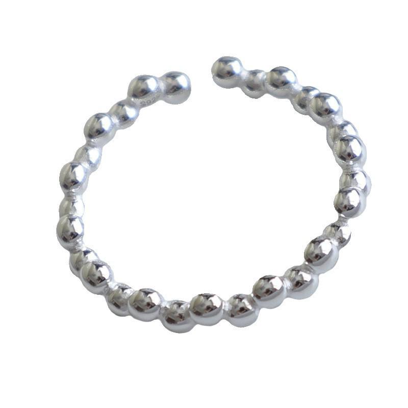 Women's Adjustable Irregular Bead Ring - Simple, Stylish & Versatile Index Finger Jewelry