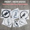 1 peça ABS Para Emblema Insígnia Adesivo do Logo Adequado Grelha Frontal Capô Porta-malas Traseiro Para-choques Carro Astra Zafira Insígnia Corsa H G