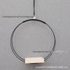 Creative Wooden & Iron Hanging Hydroponic Flower Pot for Balcony & Garden Decoration