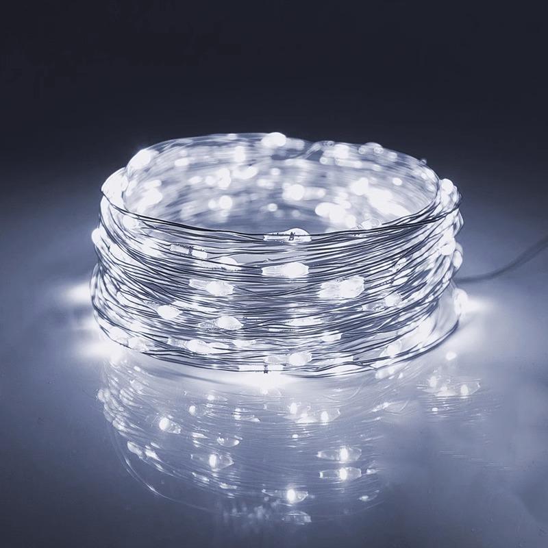 Starry LED Copper Wire String Lights, Colorful & Waterproof with 520 Small Bulbs