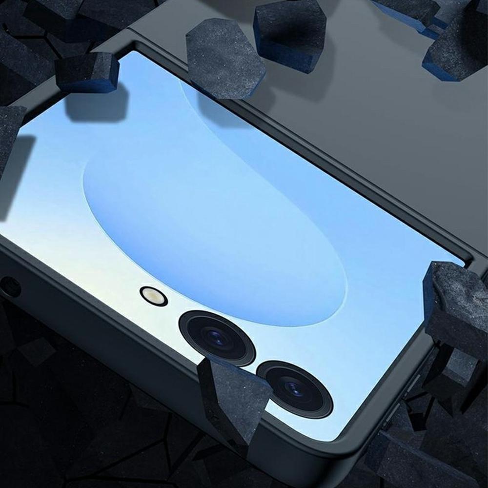 For Samsung Galaxy Z Flip7 5G Case Skin-Touch Texture Hard PC Folding Phone Cover