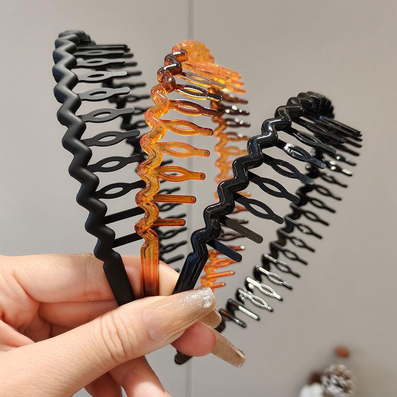 Damen Anti-Rutsch Mode Stirnband mit Zähnen für vielseitige Verwendung