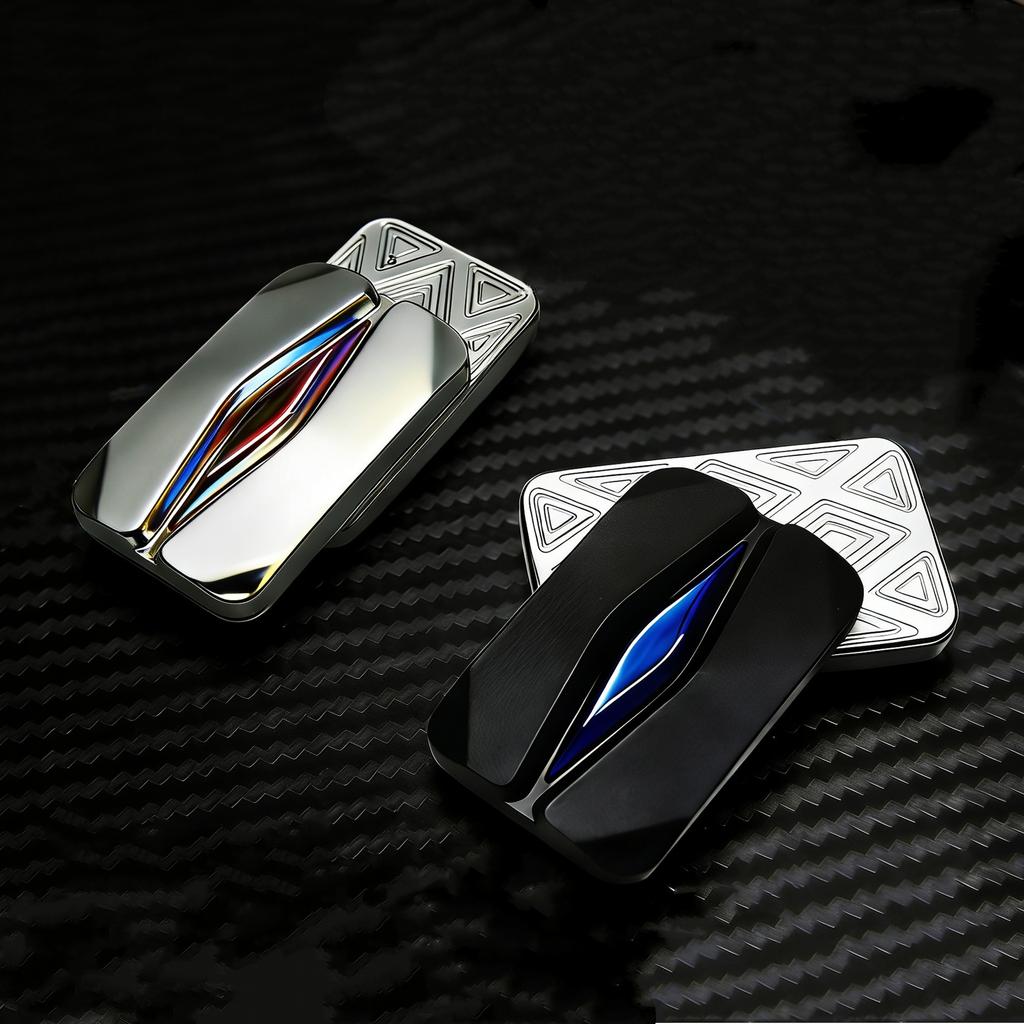 Deslizador Fidget de Metal EDC Portátil Legal Brinquedo de Empurrar com a Ponta do Dedo Alívio de Estresse Brinquedo de Mesa para Adultos TDAH Alívio de Ansiedade Presente de Escritório