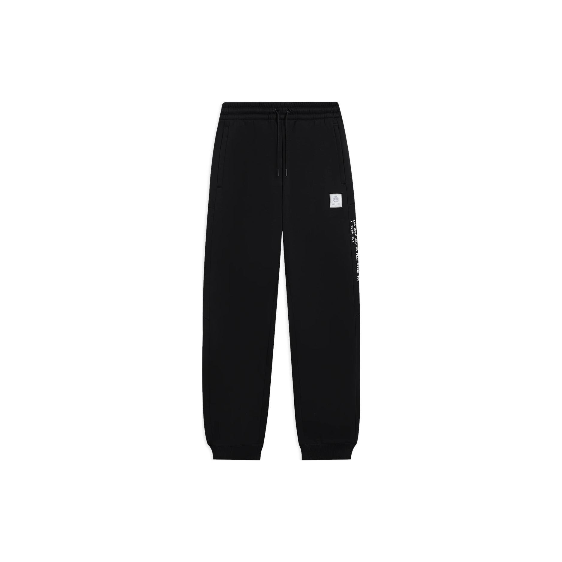 Li-Ning BadFive Logo Fleece Sweatpants Black Men s AKLSB89-1 XXL