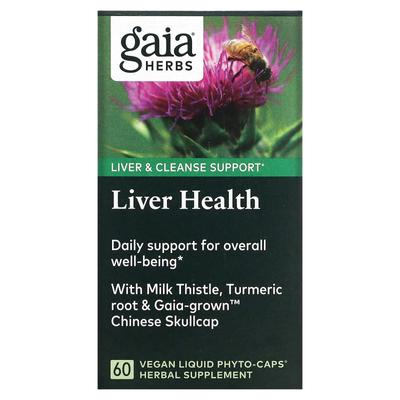 Gaia Herbs, Liver Health, Vegan Liquid Phyto-Caps, 60 Tablets