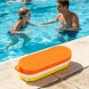 Swimming Goggles Case Double-Sided Color with Portable Handle Container Soft Silicone Ventilation Holes Water Drainage Storage Box