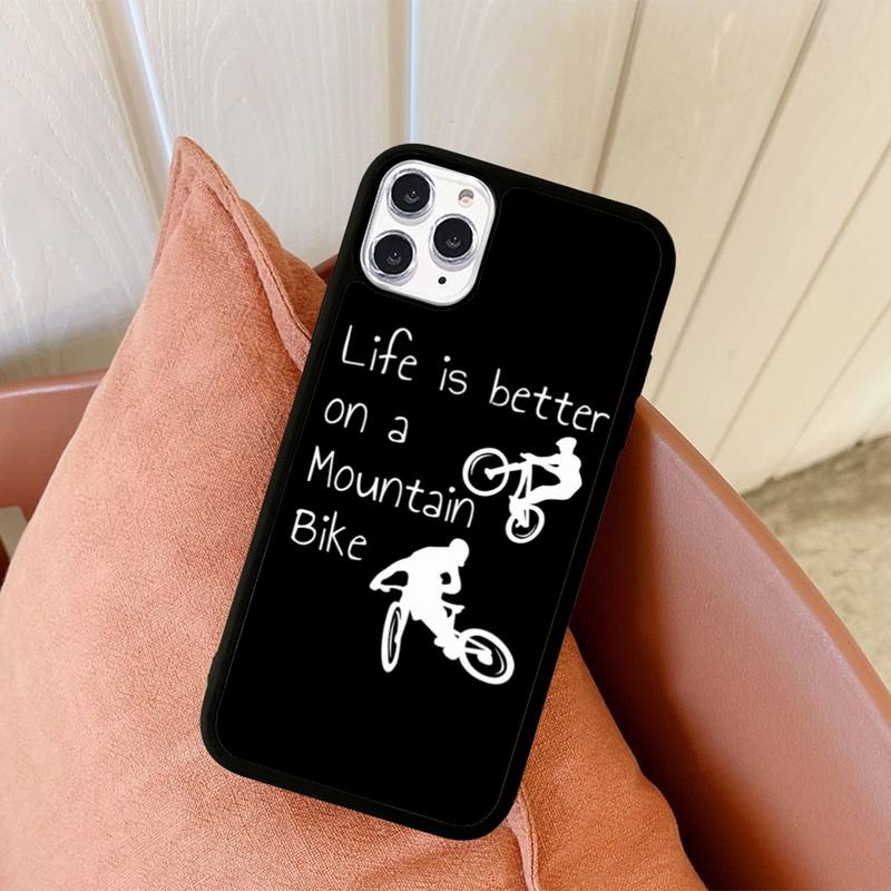 Husă Telefon Sport Bicicletă Silicon PC+TPU pentru iPhone 11 12 13 Pro Max 8 7 6 Plus X SE XR Fundas Dur