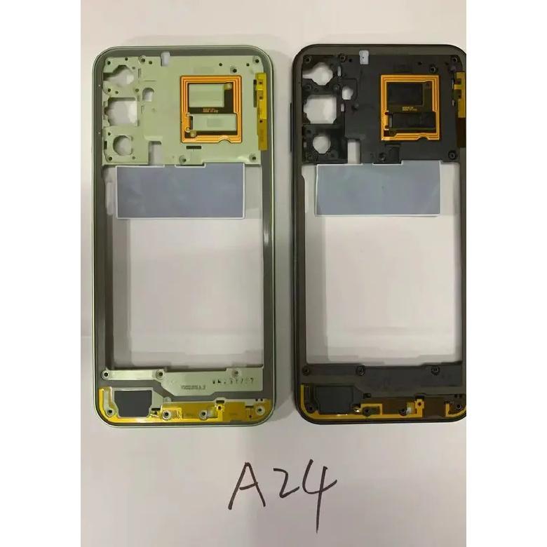 NEW Middle Housing Plate Frame Repair With Buttons Parts for Samsung Galaxy A24 SM-A245 A245 Back Housing Frame белый