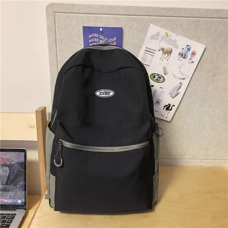 School bag School bag Female college student Versatile Harajuku simple backpack Girls commuting shopping small backpack