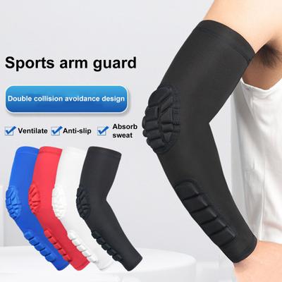 Padded Elbow Forearm Sleeves Super Soft Anti-collision Wear Resistant Breathable Compression Arm Protective Support Sports Accessories