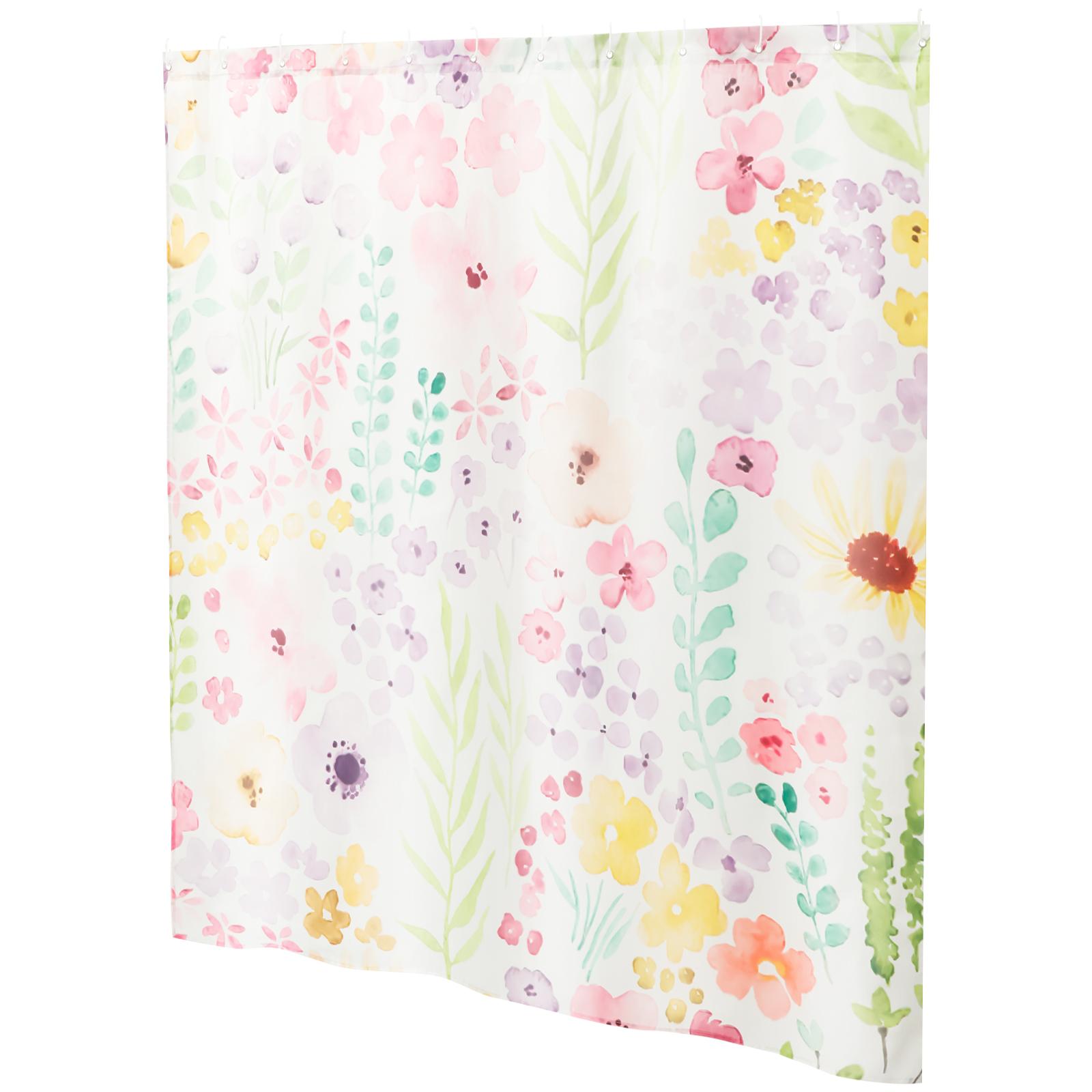

Bathroom Shower Curtains Waterproof Thickening Bath Curtain Floral Flower Shower Curtain Colorful for Bathroom Home Apartment