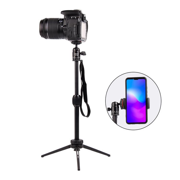 Jmary MT68 Vloging Filmmaking Live Streaming Extendable Mini Tabletop Stand Selfie Stick Tripod Stand for Phone чёрный