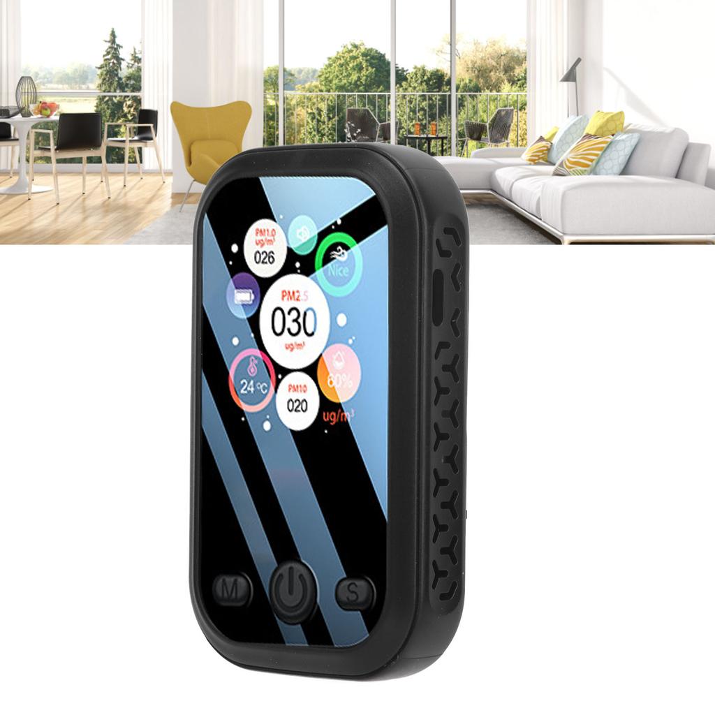 Quality Monitor PM2.5 PM10 PM1.0 Detector Humidity Tester LCD Display Portable     Quality Meter