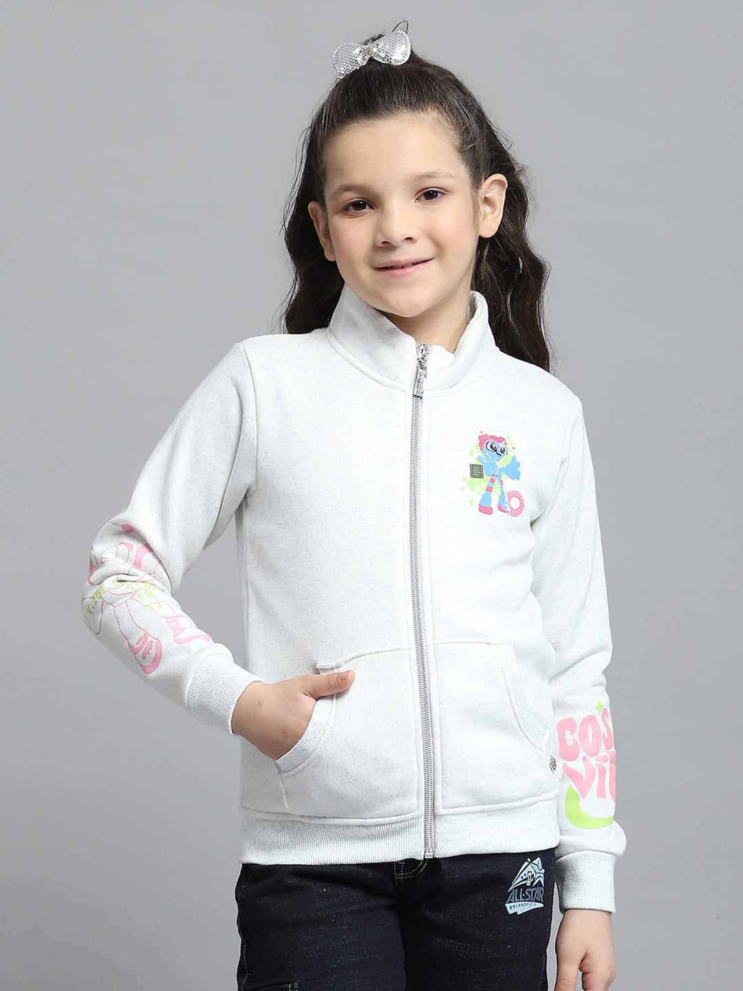 Monte Carlo Girl Regular Fit Blue Sweatshirt 5-6 Years синий