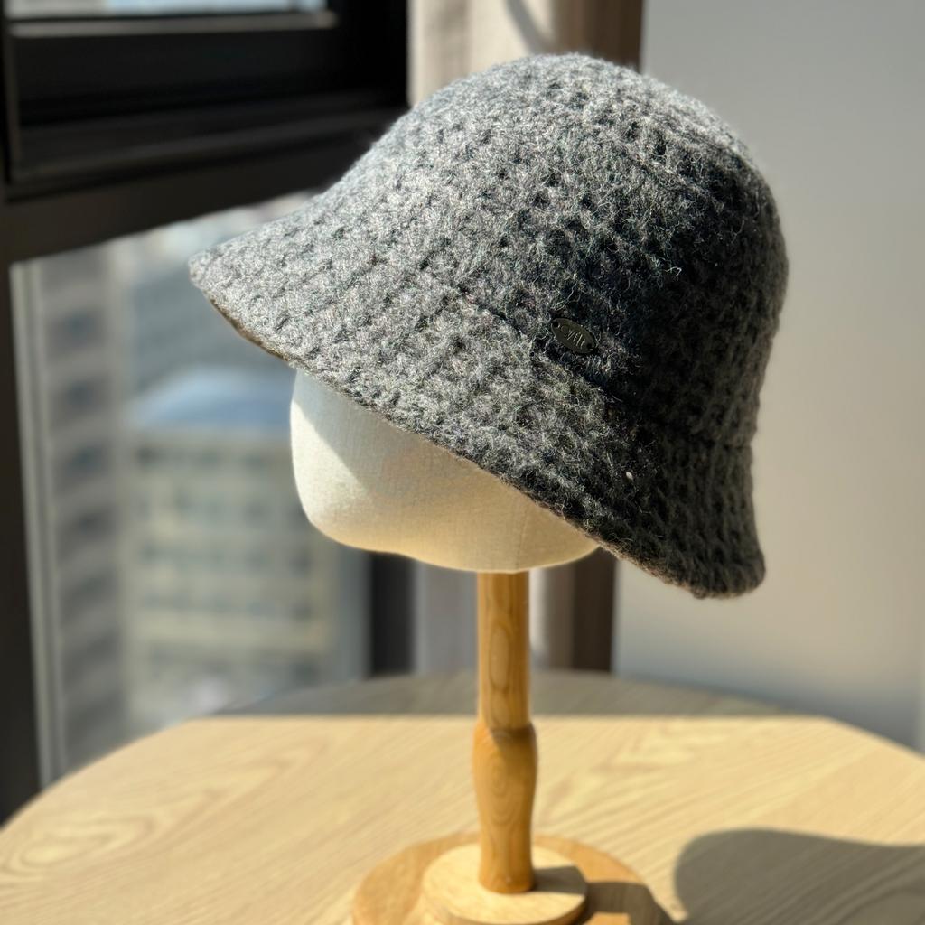 Fisherman Hat Women's Autumn and Winter Korean Fashion Versatile Simple Face Revealing Small Warm and Coldproof Knitted Hat