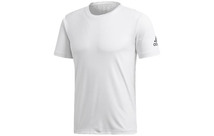 

Adidas T Shirts Men s White Crew Neck Moderate Straight Fit CZ5470 L