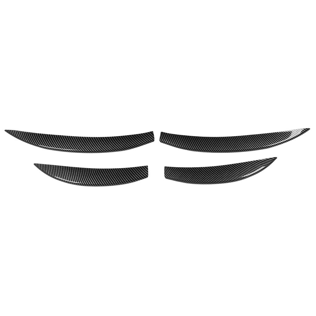 1 Pair Front Bumper Splitter Grille Trim Stylish Look Spoiler Diffuser Grille Trim Strip Replacement for   E‑Class W214  ‑Line 2024 and Later