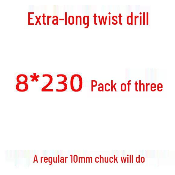 Extended Hex Shank Forstner Drill Bit for Woodworking - Door & Panel Hole Opener