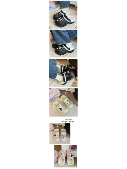 Herren- und Damen-Plüschpantoffeln für den Winter 2024: Fellige, dicksohlige, höhenverstärkende Clogs für den Außenbereich