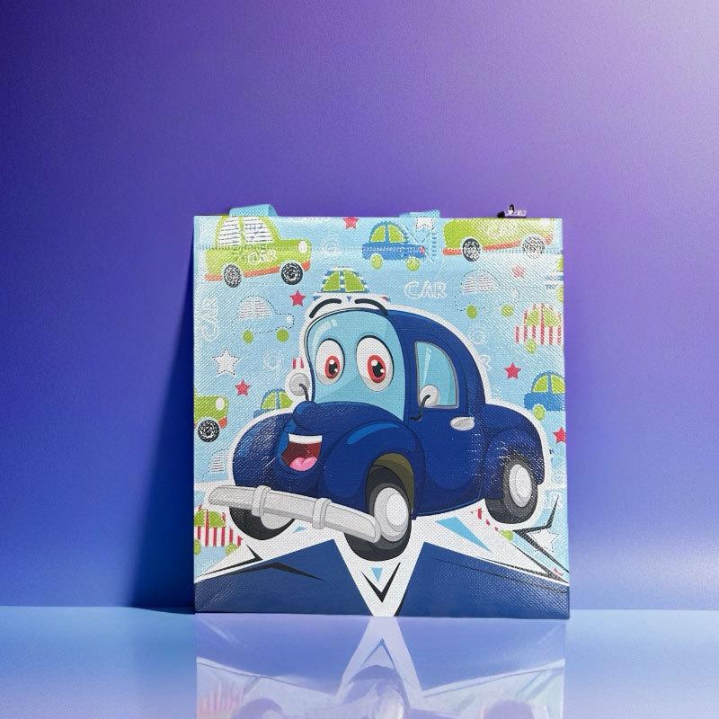StoBag Cartoon Car Bags for Sweets Kids Birthday Gift Candy Treat Bag Cute Vehicle Party Favors Reusable Gift Packaging Boys