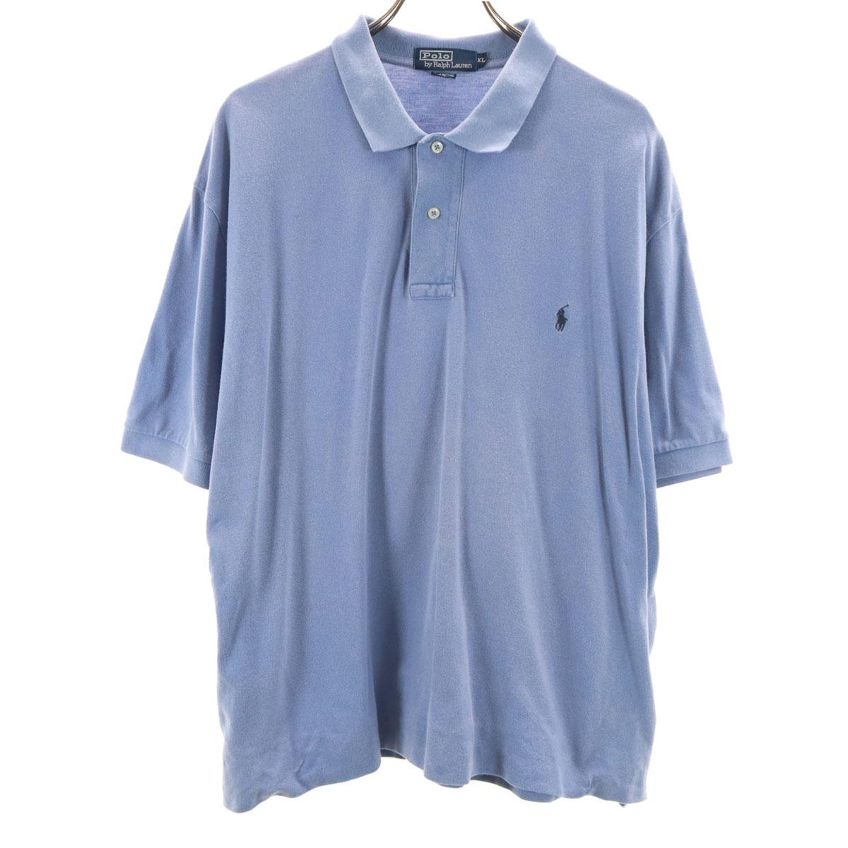 

Polo by Ralph Lauren Short sleeve Polo shirt XL Blue Fawn Men s Used