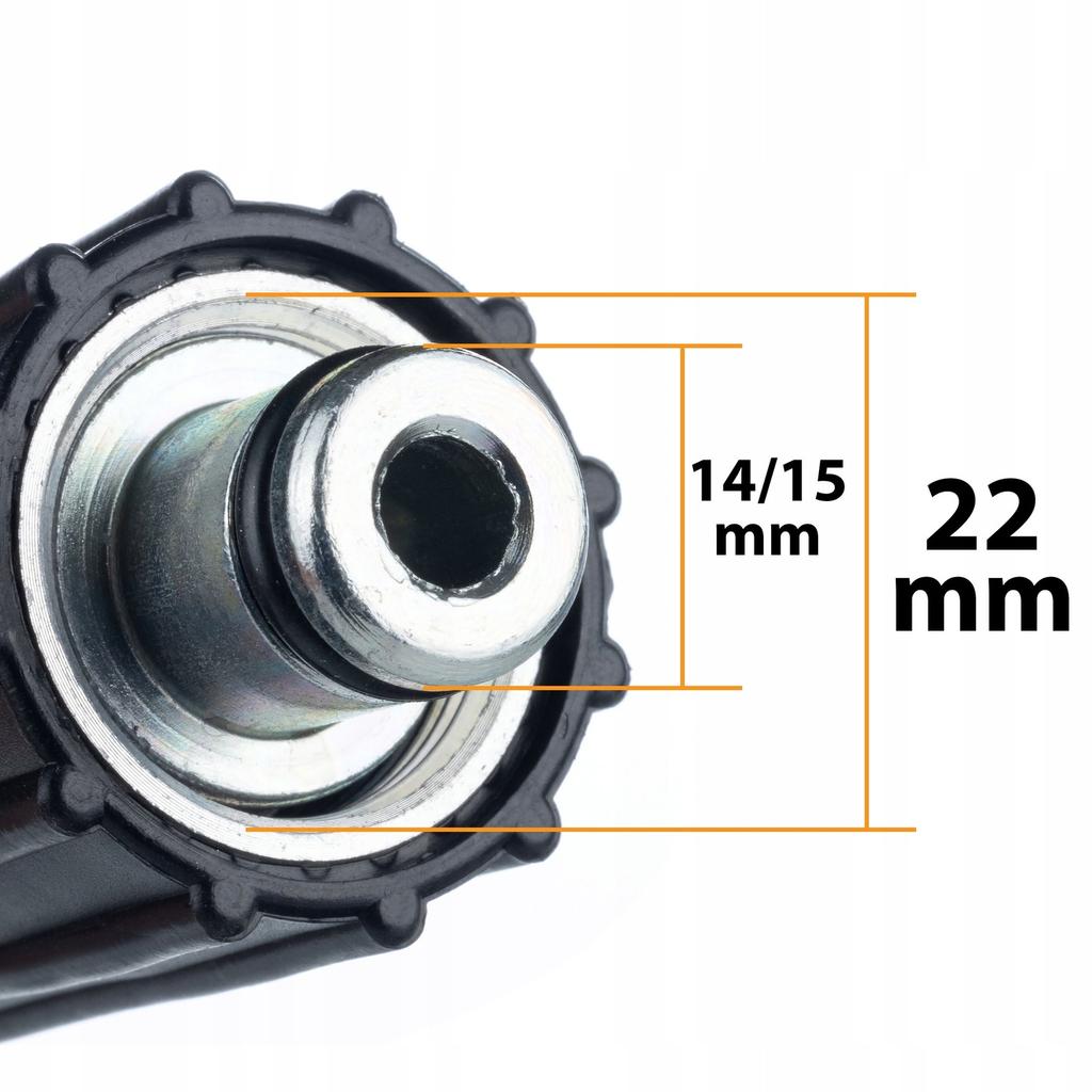 Hochdruckschlauch 5m, geteilter Typ, "mit Stift" für Kärcher K2 K3 K4 K5 K6 K7 Hochdruckreiniger