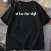Ni Hao Fine Shyt T Shirt Funny Meme Humour Gen Z  Tshirt Casual Short Sleeve Tshirt Harajuku Round Neck Mens Clothing