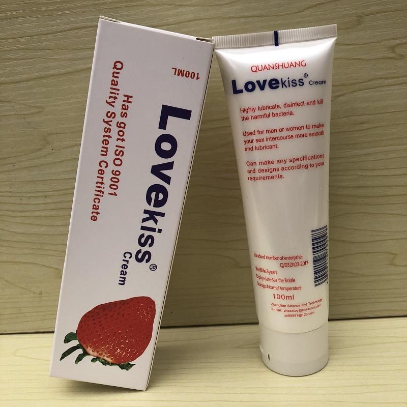 Lubrikant s příchutí jahody Anální lubrikační tekutina rozpustná ve vodě 100 ml lubrikační gel pro dospělé