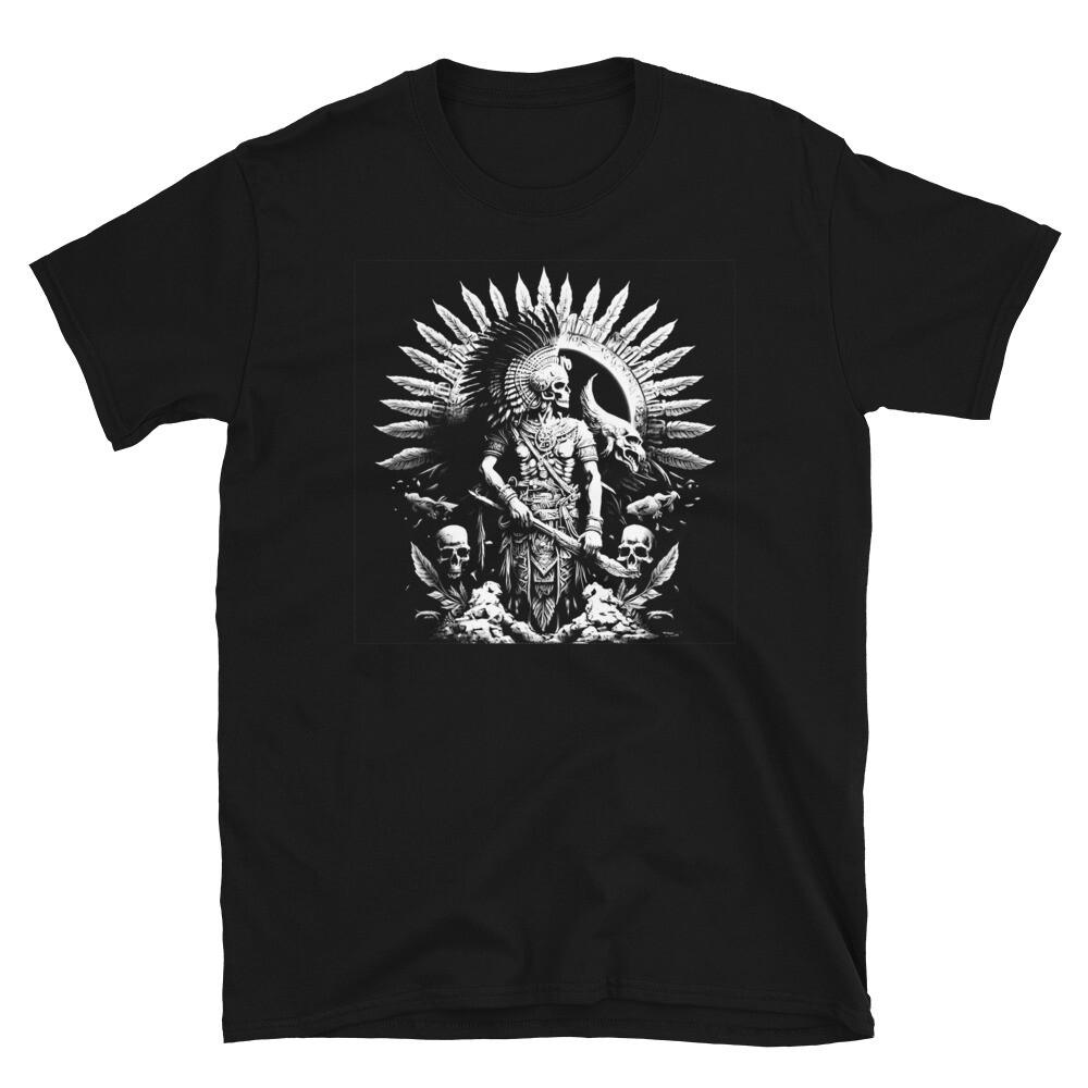 Aztec Warrior Short-Sleeve Unisex T-Shirt S разноцветный