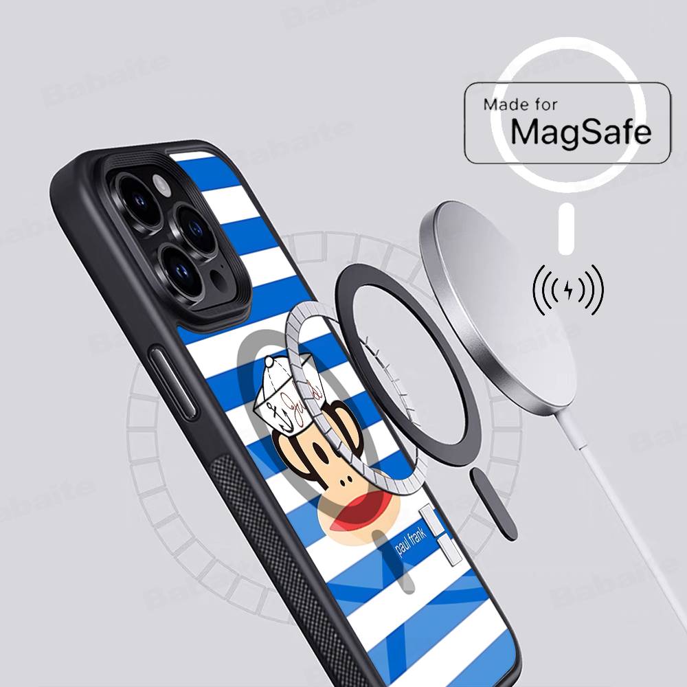 

Знаменитый Роскошный P-Paul F-Frank Для Магнитный Для Чехла Телефона Для IPhone 17 Air 16 Pro Max 15 14 13 12 11 Защитная Крышка iPhone 14pro max