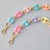 New Fashion Woman Bag Accessory Detachable Candy Acrylic Chain Cute Acrylic Luxury Strap Women Elegant Bag Shoulder Handle Chain