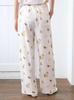 Lange Hose mit Honigbär-Print