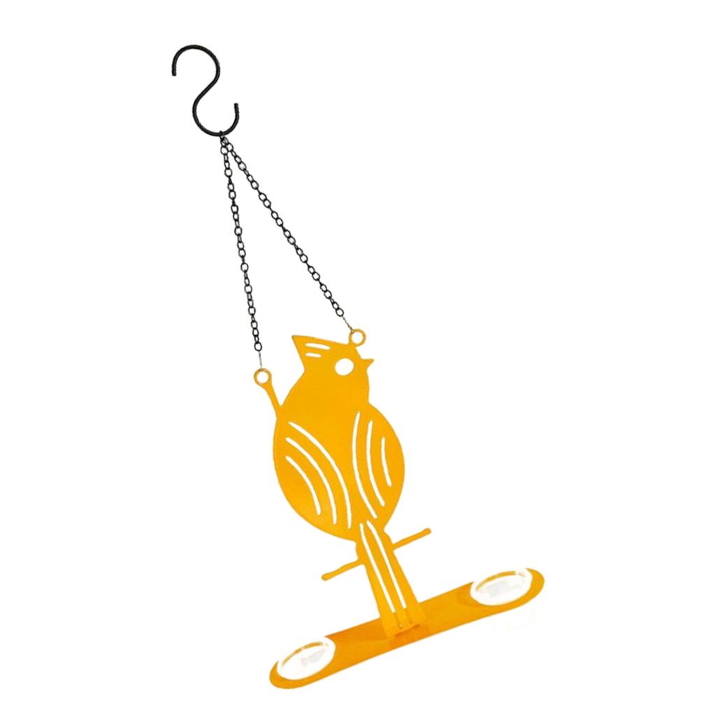 Hanging Bird Feeder Cup Platform for Attracting Various Birds To Garden and Patios Oriole Shape