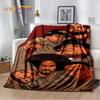 Hip Hop Art Rapper Legend Star Soft Plush Blanket,Flannel Blanket Throw Blanket for Living Room Bedroom Bed Sofa Picnic Cover 3D
